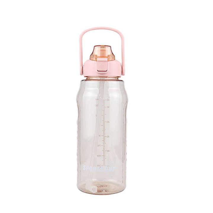 Botella De 2 Litros Motivacional Wholesale High Quality Custom Gym Sustainable Time Marker 2L Extra Large Water Bottle