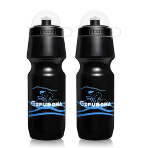 Wholesale Factory 24oz PE Squeeze Sport Water Bottle Plastic Bicycle Bike Water Bottle for Cycling Sports