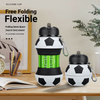 New Outdoor Sports 550ml Folding Water Bottle Silicone Spherical Portable Football Folding Cup Cross-Border Leak-Proof Design