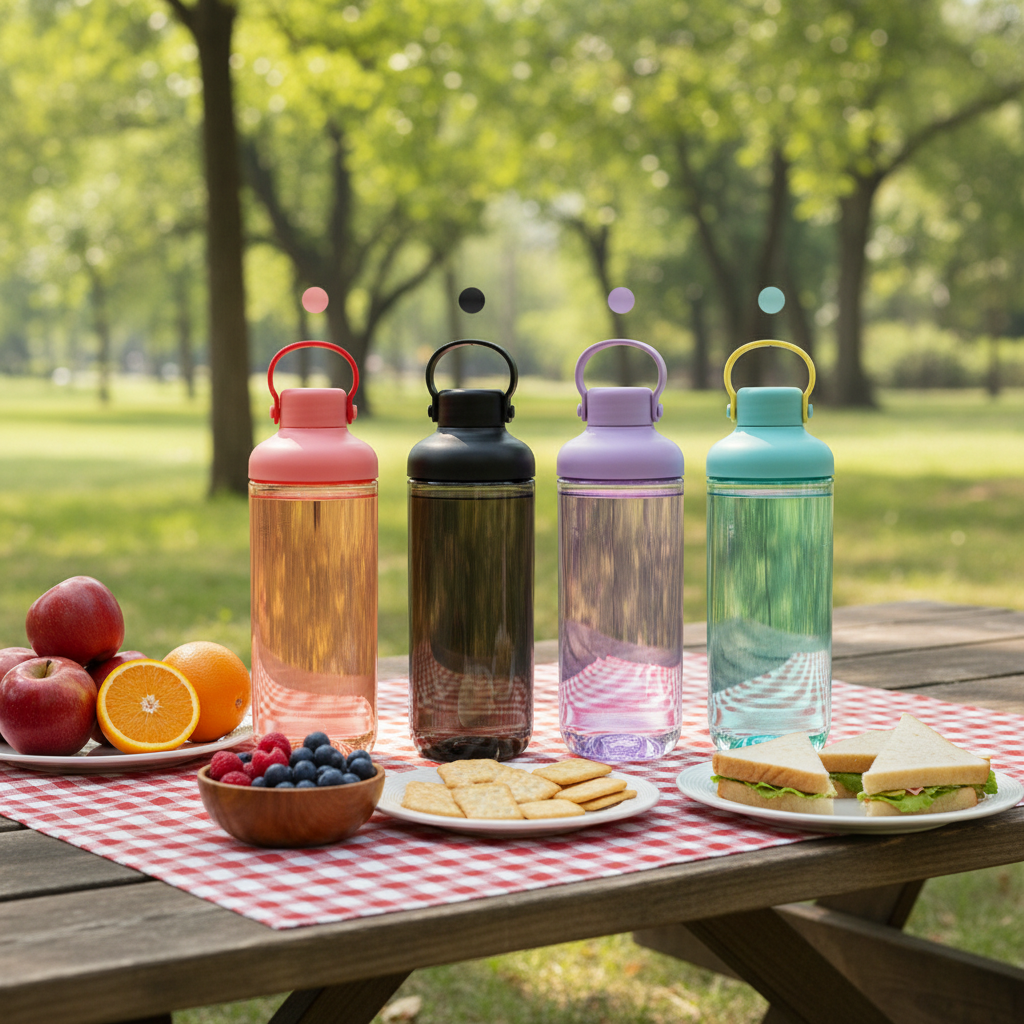 High Quality 750Ml Leak Proof Outdoor Portable Reusable Plastic Sports Water Direct Drink Bottle