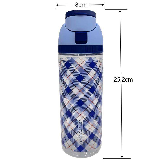 26oz 800ml BPA-Free Transparent Children Leakproof Plastic Sports Water Bottle with Portable Handle Reusable Outdoor Bottle
