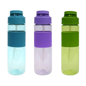 700Ml Garrafa De Agua De Plastico Tritan Gym Sports Plastic Water Bottle With Straw