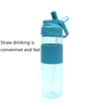 700Ml Garrafa De Agua De Plastico Tritan Gym Sports Plastic Water Bottle With Straw