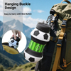 New Outdoor Sports 550ml Folding Water Bottle Silicone Spherical Portable Football Folding Cup Cross-Border Leak-Proof Design